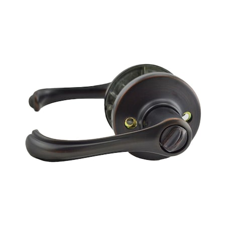 Kwikset Dorian Lever Entry Door Lock SmartKey , New Chassis and 6AL Latch, RCS Strike Venetian Bronze Finish 405DNL-11PS